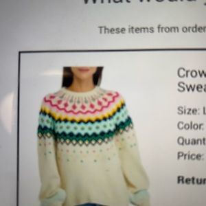 Brand new Belk sweater